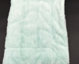 Minky Couture Baby Blanket Luxe Aqua Plush - $29.99