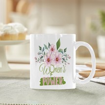 Ceramic Mug – 11 oz White – Women&#39;s Day Gift - Power Coffee Mug - £10.59 GBP