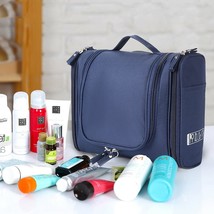 Smart Blue Hanging Travel Toiletry Bag | Men Women | | Makeup Bag | Wash Bag | - £28.77 GBP