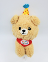 American Greetings Happy Birthday Golden Tan Puppy Dog 9&#39; Plush Stuffed Toy B50 - $9.99