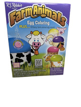 R J Farm Animals Egg Coloring 10 Fancy/ Farm Animals Egg Stands - £15.38 GBP