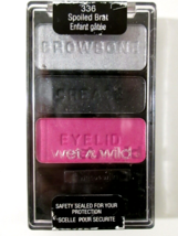 Wet n Wild Color Icon Eyeshadow Trio (336-Spoiled Brat) Sealed Gray Blac... - $11.00