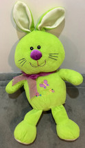 Bunny Rabbit Plush Green Purple Butterfly National Entertainment Network... - £7.01 GBP