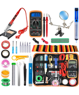Soldering Iron Kit 80W LCD Digital Soldering Gun Fast Heat Adjustable Temp - €41,60 EUR