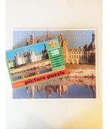 Vintage 50s Warren Diamond Lock Picture Puzzle- #500 &quot;FRANCE: Chateau Ch... - $20.58 CAD