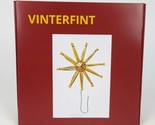 IKEA VINTERFINT Tree Topper Star 7.75&quot; Sedge Ornament 005.604.16 Lightwe... - $13.85
