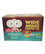 Wide Awake Coffee Pods Sea Salt Caramel Sweet & Salty for K Single Cup (10-Pk) - £11.10 GBP