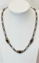 John Medeiros John Medeiros Two Tone Link Necklace With Amethyst Size One Size - €101,11 EUR