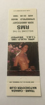 Vintage Matchbook Cover Matchcover Girlie Girly 1990 RMS Convention MA - $1.66
