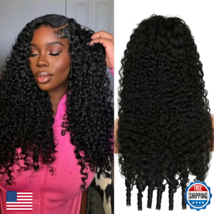 Sterly Hidden Strap 360 Lace Front Wigs Human Hair Burmese Curly Glueless - $191.16