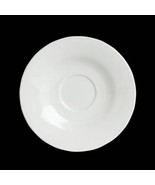 24 STEELITE Rene Ozorio Concerto White 6 1/8&quot; RESTAURANT Coffee Saucers ... - $46.71