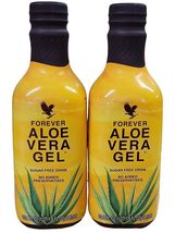 Forever Aloe Vera Gel All Natural Sugar Free Halal 33.8 fl.oz (1 Liter) 2 Pack - £30.70 GBP