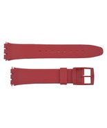 Swatch Replacement 17mm Plastic Watch Band Strap Red - $11.25