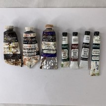 LOT OF 7 Permanent Pigments Artists Oil Color Paints 1.25 &amp; 0.22 fl oz v... - £27.72 GBP