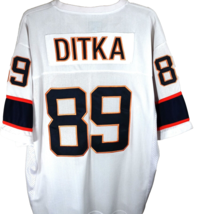 Chicago Bears #89 Mike Ditka Jersey Size Large Gridiron Greats Classics White - £15.39 GBP