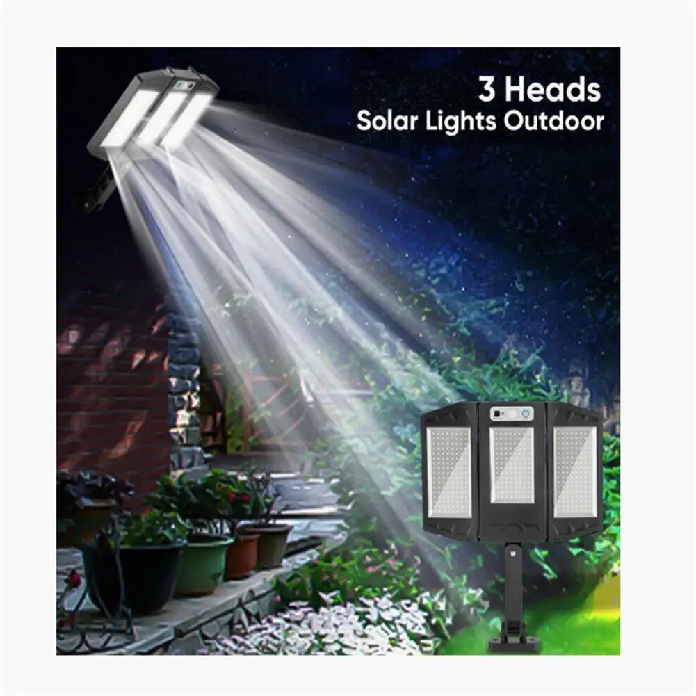 990000lm Led Solar Street Light 3 Modes Super Bright Remote Control Dusk To Dawn - £21.23 GBP