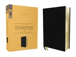 KJV, Thompson Chain-Reference Bible, European Bonded Leather, Black, Red Letter, - £29.59 GBP