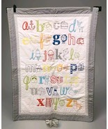 Circo ABC Pictures &amp; Letters Alphabet Baby Quilt Comforter Blanket HTF - $2,822.51 MXN