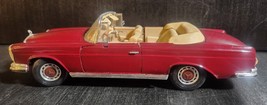 MAISTO 1966 MERCEDES BENZ 280SE CONVETIBLE 1:18 DIECAST CRANBERRY EUC! - $23.68