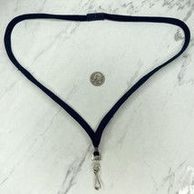 Navy Blue ID Badge Holder Lanyard Necklace - £5.41 GBP