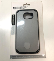 Accellorize Protective Armor Cover Case for Samsung Galaxy S6 - Silver &amp;... - $7.88