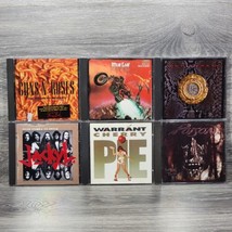 Rock CD Lot of 6 Guns N Roses Meat Loaf Whitesnake Jackyl Warrant Poison 80s 90s - £20.67 GBP