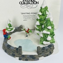 Dept 56 Skating Pond 1987 Retired Dickens Village Ice Skate Christmas VTG NIB - £18.53 GBP