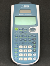 Texas Instruments TI-30XS MultiView Scientific Calculator Blue Tested/Works - £7.77 GBP