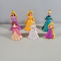 Disney Princess Action Figure Lot Rapunzel Cinderella Ariel Aurora Elsa - £18.66 GBP
