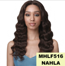 Bobbi Boss MHLF516 Nahla 13X4 Lace Front Hand Tied Lace Unprocessed Human Hair - £196.54 GBP