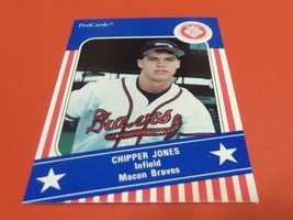 1991 Chipper Jones ALL-STAR Macon Braves Procards #33 Gem Mint !! - £59.94 GBP