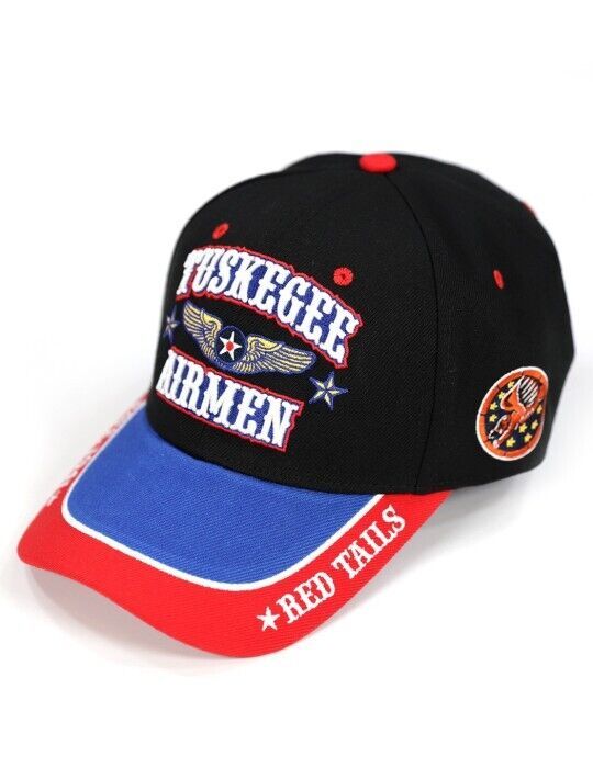 TUSKEGEE AIRMAN  BASEBALL CAP TUSKEGEE AIRMEN RED TAIL HAT USA AIR FORCE... - $24.49