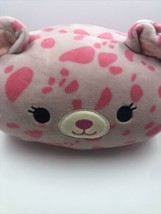 Squishmallows Leopard Lorie 9x6x8 Pink Kellytoy Stackable Rare - £9.45 GBP