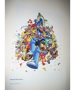 Mega Man 20th Anniversary Poster # 2 w/ EVERYBODY! Netflix Movie - £39.04 GBP