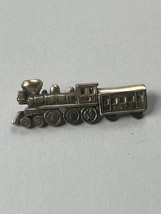 Vintage SIlvertone Train Engine w One Car Brooch Pin - 2 and 1/8th’s x 0.75 inch - £10.54 GBP