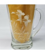 Vintage Half Gallon Glass Pitcher with Ducks In Flight Etched on it and ... - £19.40 GBP