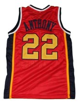 Carmelo Anthony #22 McDonald's All American New Basketball Jersey Red Any Size image 5