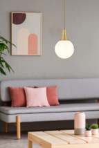 Damla Single Antique Modern Pendant Lamp Kitchen Living Room Pendant Lam... - £43.16 GBP