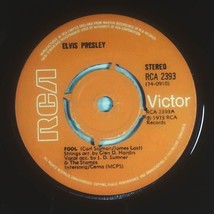 Elvis Presley - Fool / Steamroller Blues [7&quot; 45 rpm Single] UK Import  - £7.11 GBP