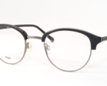 Vistan Titan 4411-2 Brushed Black /Silver-Grey RARE UNIQUE EYEGLASSES 47... - $97.34