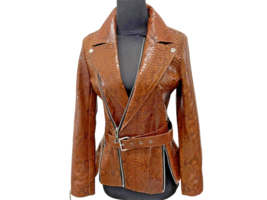 Real Snakeskin Single-Breasted Blazer for Women - £936.25 GBP+