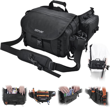 Portable Sling Fishing Tackle Bag Gear Storage Fly Fishing Fanny Pack, Rod Holde - £35.33 GBP