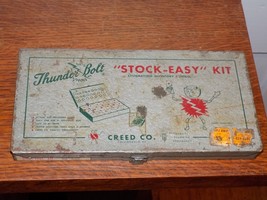 Vintage Thunder Bolt Stock Easy Kit Heavy Metal Parts Box Creed Co - $2,186.81 MXN