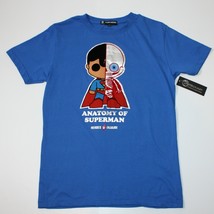 Super Heros Boy&#39;s Unique Anatomy of Superman Graphic T Shirt Top size M NWT - £15.94 GBP