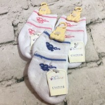 My Way Babies Clothing By Geppeddo Doll Socks Lot Of 3 Pink Blue With Tags - $14.84