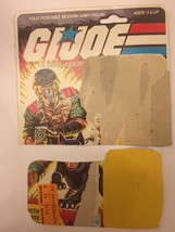 GI Joe 80s Dog Handler K-9 MUTT cardback filecard vintage - $9.30