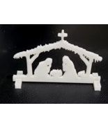 Stand-Up Nativity Scene Silhouette 4.5&quot; x 3&quot;  3D Printed PLA Glow-in-the... - $8.00