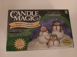 Candle Magic Snowmen Candle Kit Makes 3 Snowmen Theme Candles For 12 And Up - £31.45 GBP