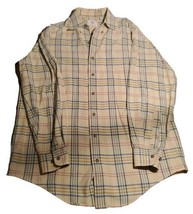 Vintage Viyella Shirt Mens Medium Button Up Long Sleeve Plaid Pocket Adult - $28.70