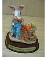 Leonardo Figurine Jasper Rabbit Little Nook Village LN-04  1988 - £4.74 GBP